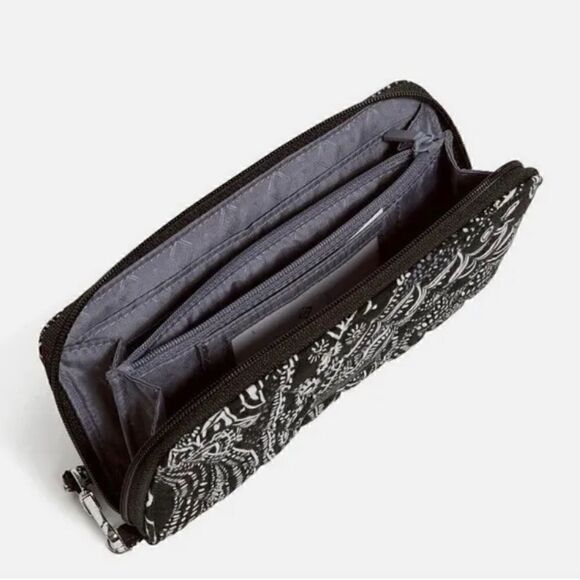 Vera Bradley RFID Accordion Wristlet Wallet Stellar Paisley - Picture 6 of 12